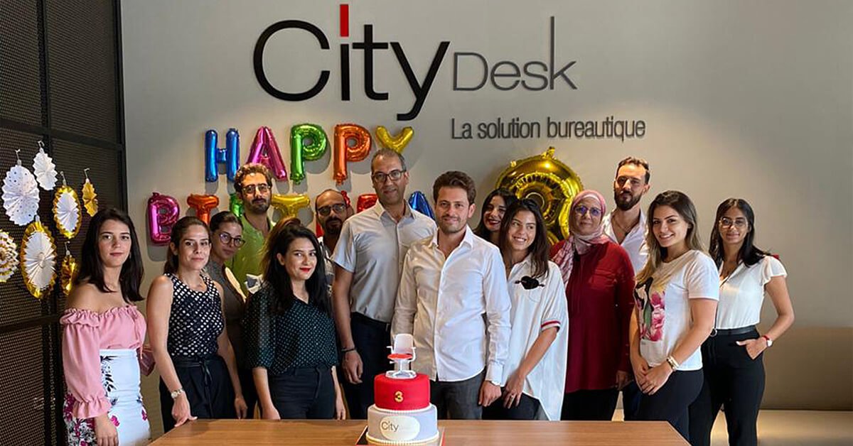 photo 3ème anniversaire City Desk