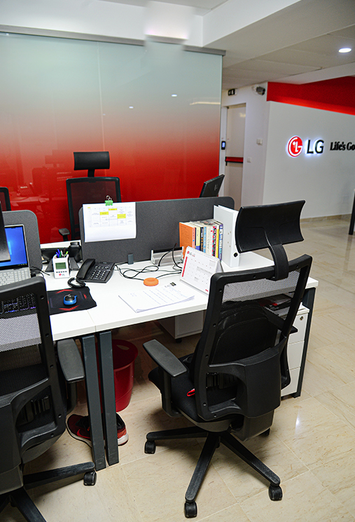 aménager open space du siège lg tunisie par city desk