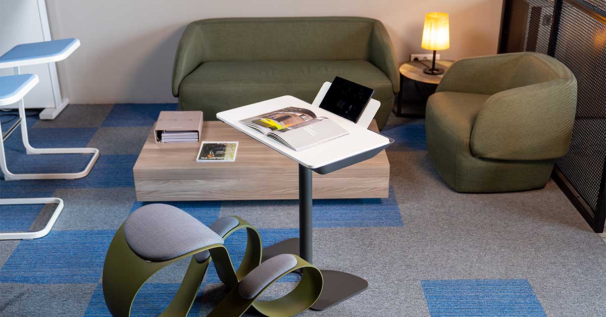 Meuble de bureau écoresponsable en bois durable pour espace de travail moderne