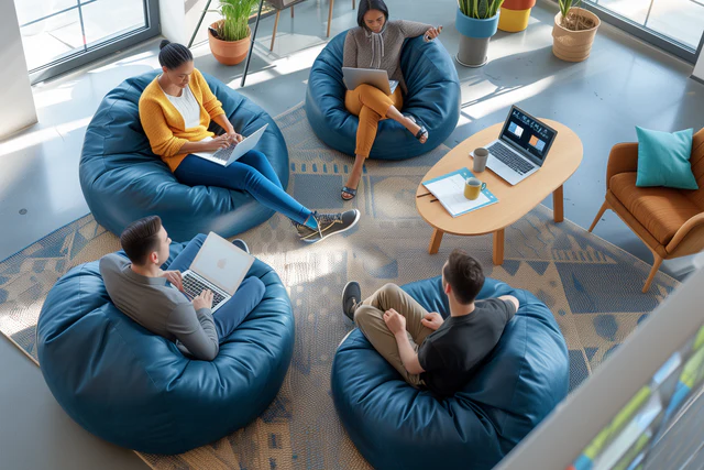 créer un espace de bureau anti-stress avec mobilier ergonomique