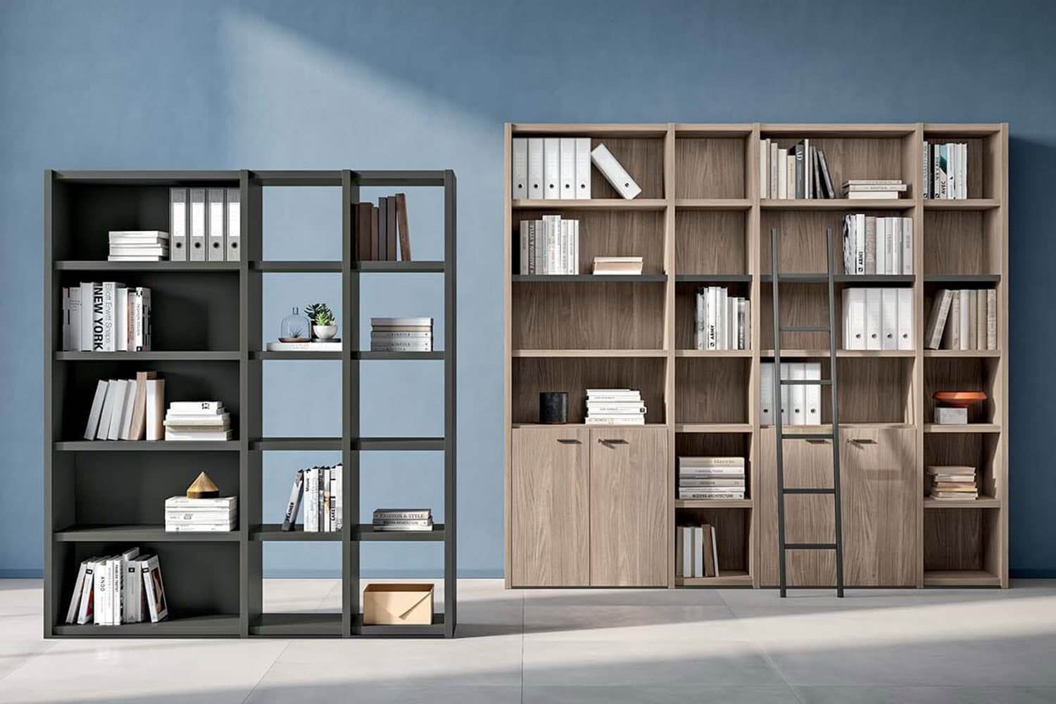 Libreria bibliothèque armoire de rangement moderne