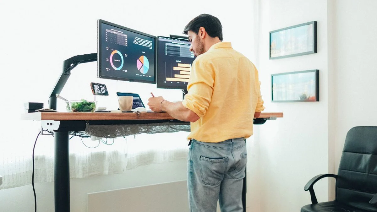 Meuble ergonomique pour réduire la fatigue et le stress dans le bureau