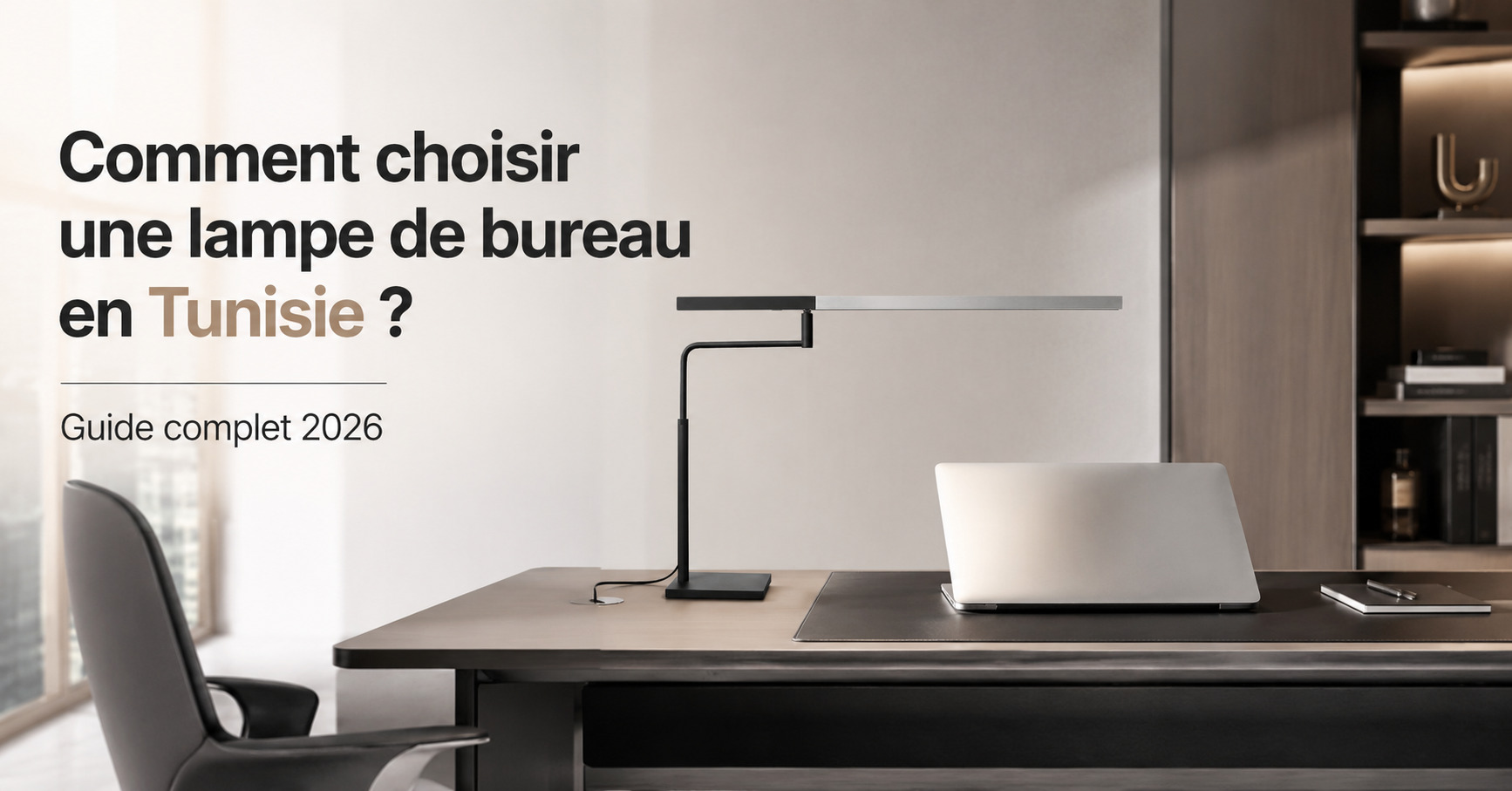 guide complet pour bien choisir une lampe de bureau en tunisie