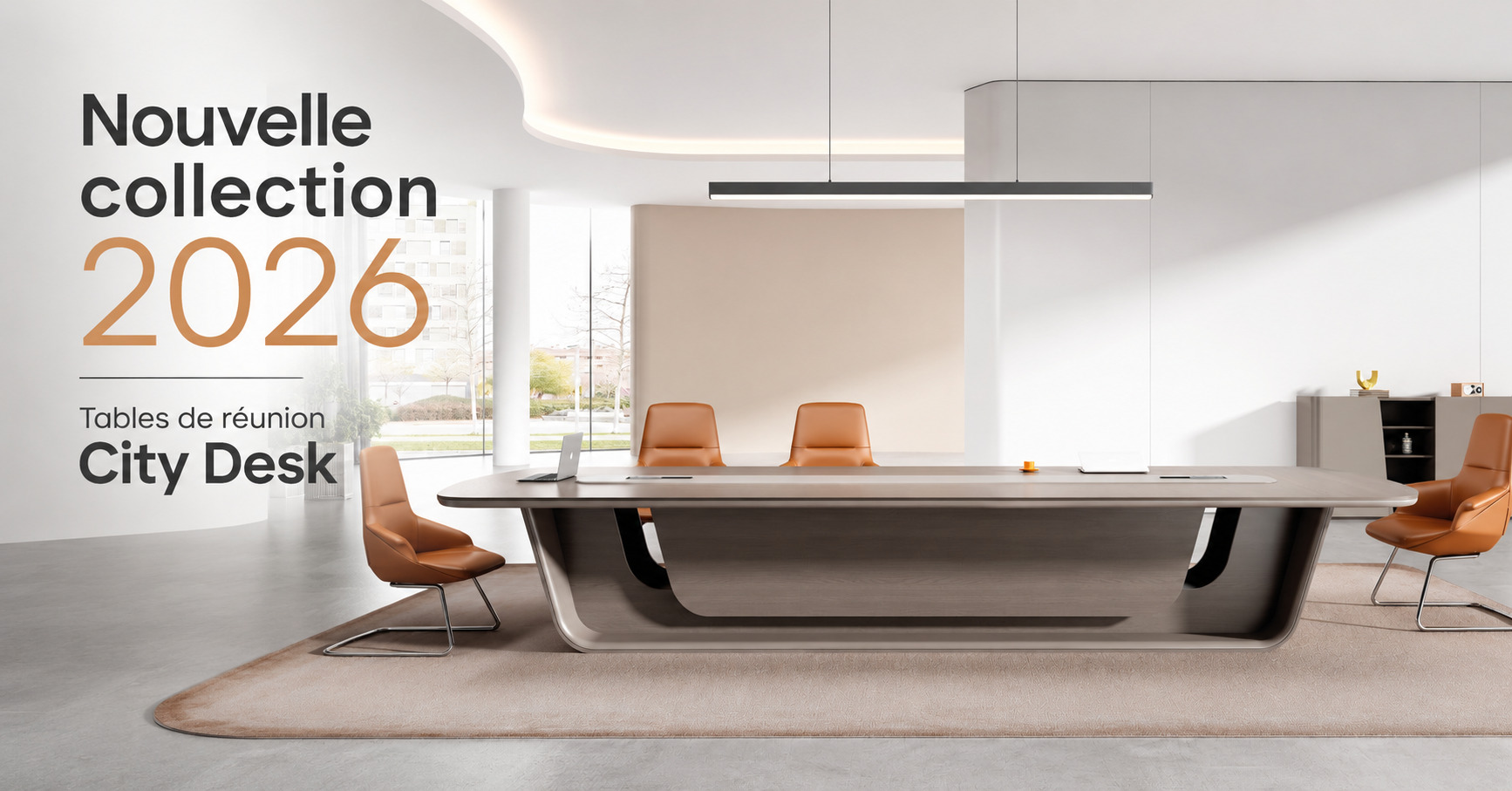 nouvelle collection 2026 de tables de réunion en tunisie