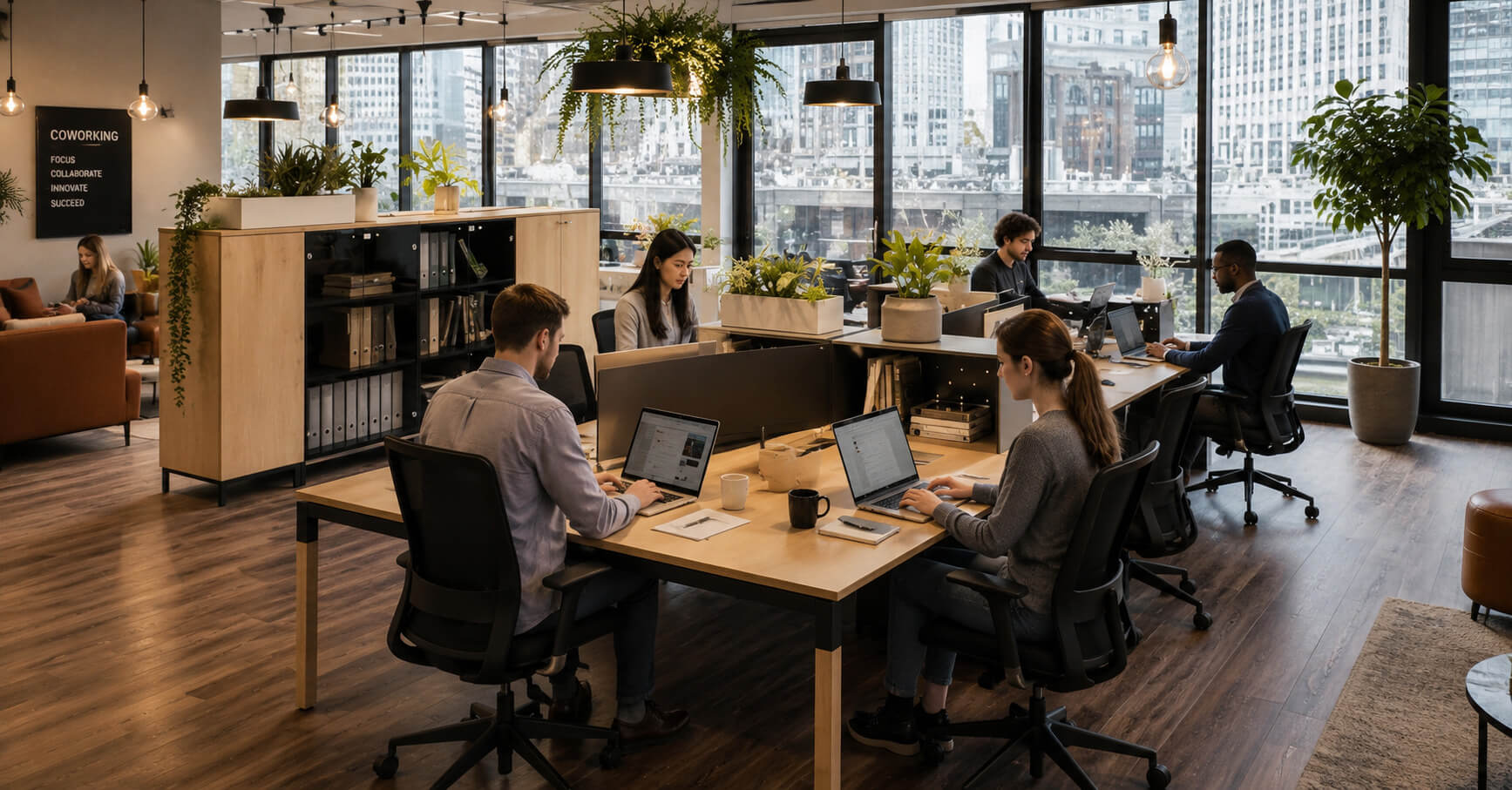 solutions et tendances de mobilier de coworking space en tunisie