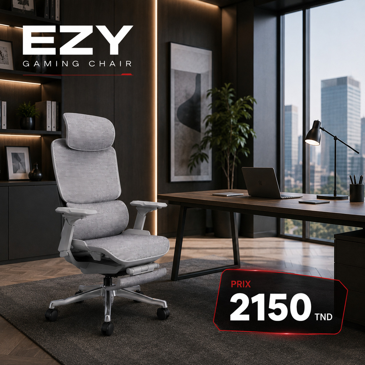 EZY : chaise gaming pour bureau recommandé par les directeurs en tunisie